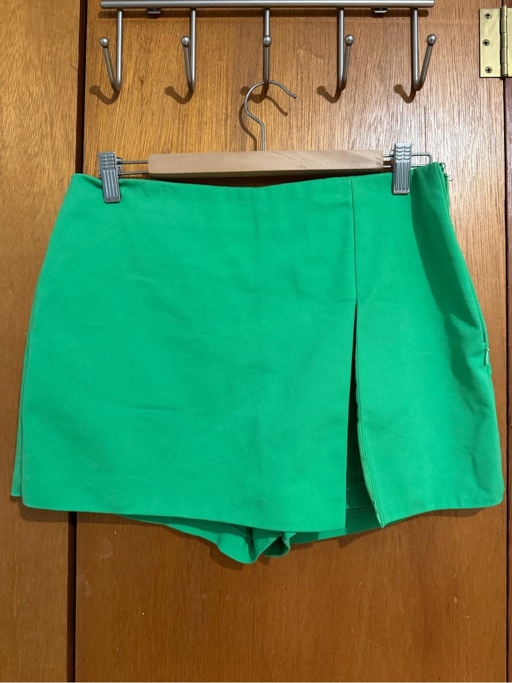Vici Bright Green Skort Shorts with Front Slit